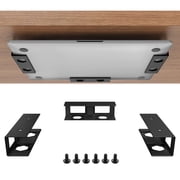 Joythink Universal Under Desk Metal Laptop Holder Tray, Anti-Scratch Hidden Mount with Silicone Pads for Laptop, Keyboard, Tablet