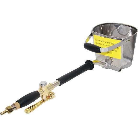 Joytube Air Stucco Cement Texture Hopper Sprayer Plaster Wall Plastering Tool House Paint 4 Jets