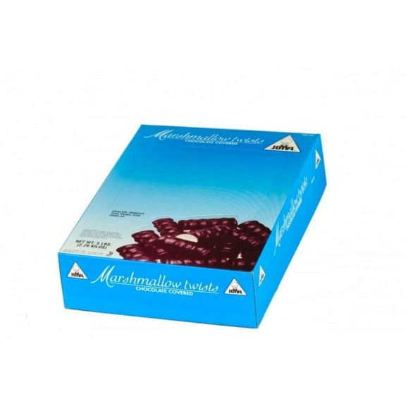 (Price/Each)Joyva Chocolate Covered Vanilla Marshmallow Twists 5lb, 646120