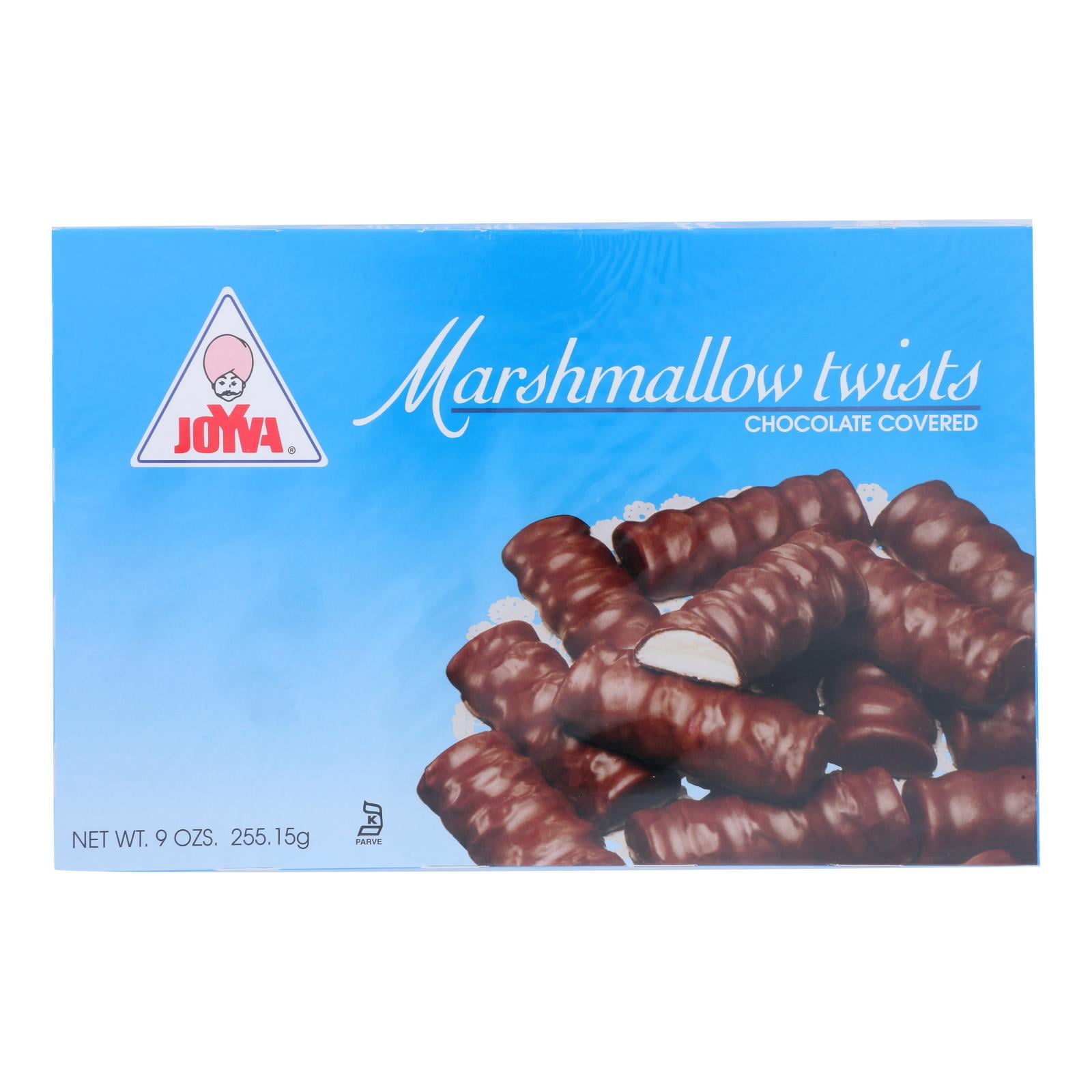 Joyva Chocolate Covered Marshmallow Twists, 9 Oz