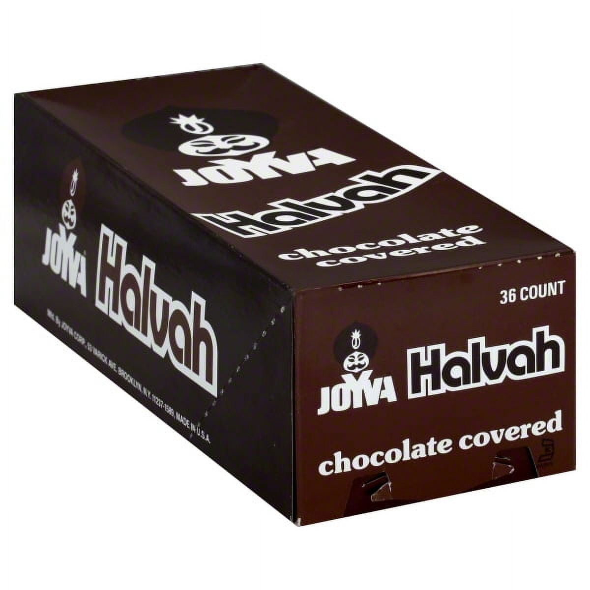 Joyva Halvah Bars 1.75 oz, 36count box Kosher, Parve, Gluten Free, Dairy Free Chocolate