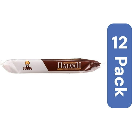 Joyva Halvah Chocolate Covered Vacuum Pack 8 oz (Pack of 12)