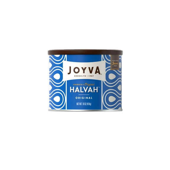 Joyva Halvah Tin Original 16 oz (Pack of 6)