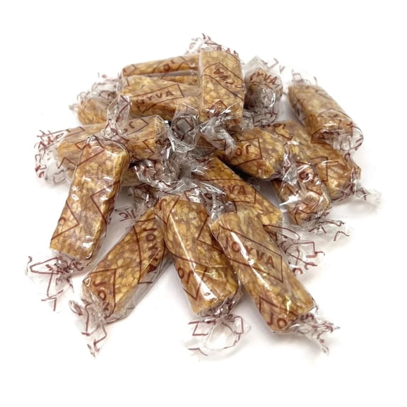 Joyva Sesame Honey Crunch Candy 24 oz Bag | Sweet Honey & Toasted Sesame Squares | Kosher Snack  Micheles Pantry
