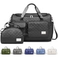 thumbnail image 1 of Joyway 2-Piece Expandable Foldable Duffle Bag Set with Wet Pocket and Shoe Compartment, Waterproof Travel and Gym Bags for Men & Women, 1 of 9