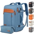 thumbnail image 1 of Joyway 2-Piece Travel Backpack Set Airline-Approved Waterproof Carry-On Luggage with USB Charging Port Comfortable Straps & Matching Toiletry Bag, 1 of 10