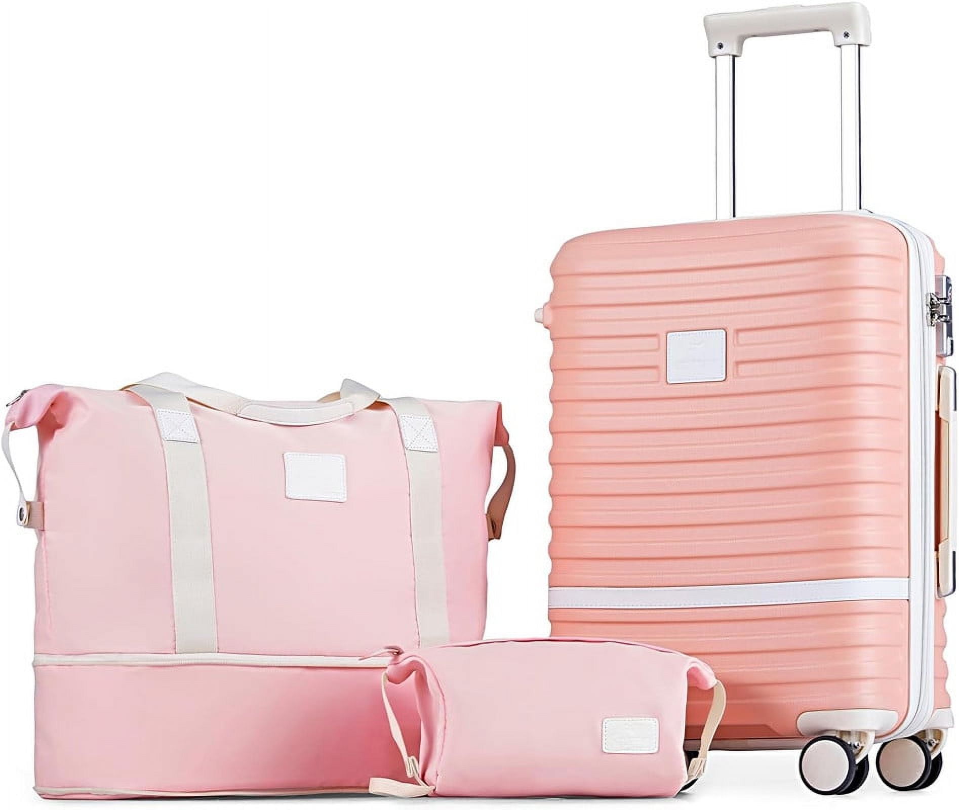 Joyway 20" Expandable Carryon Luggage with Spinner Wheels，Hardside