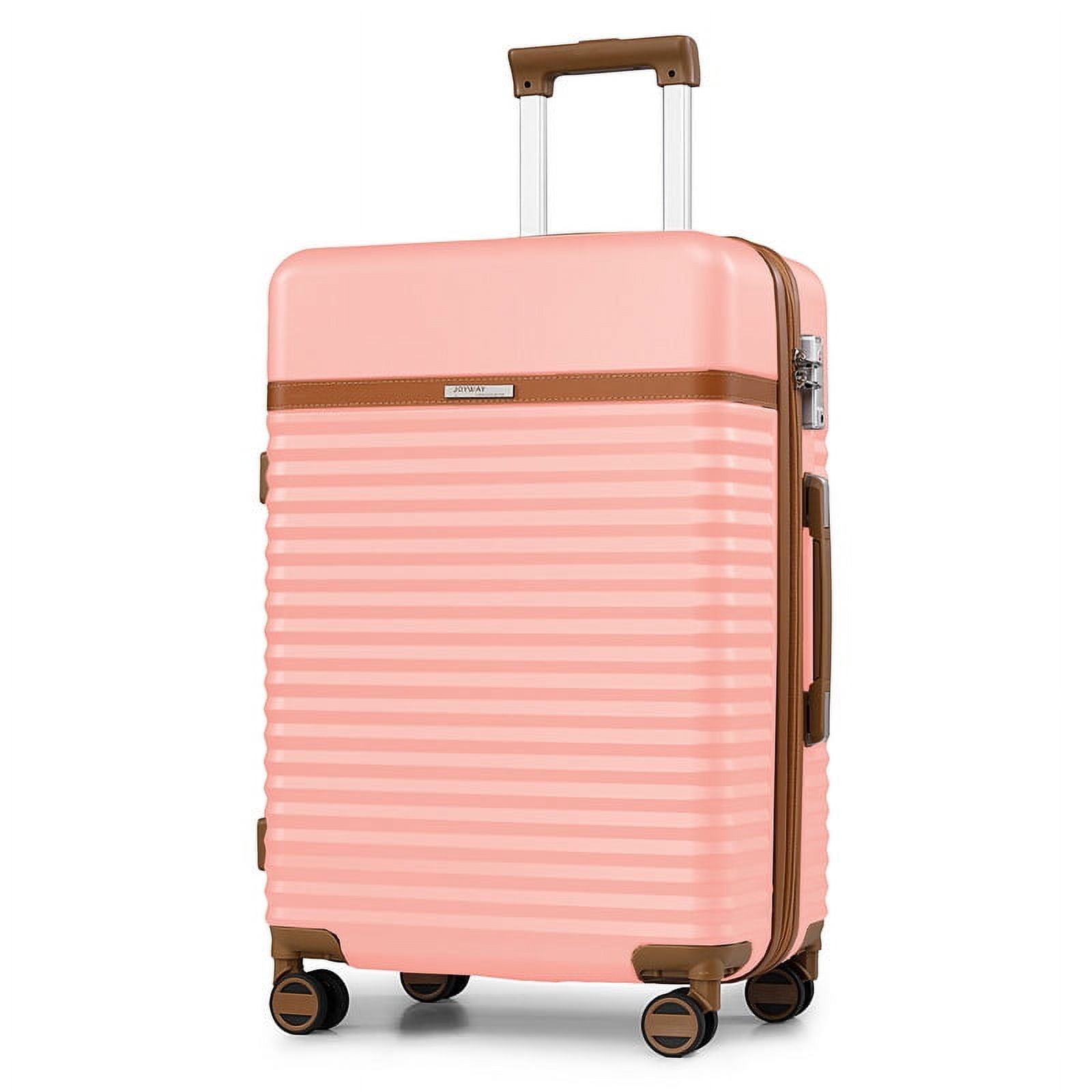 Joyway 24in Expandable Checked Luggage with ABS Hard Luggage with