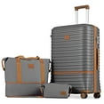 thumbnail image 1 of Joyway 28" Checked Luggage with Spinner Wheels，Hardside 3PCS Set with TSA Lock, 1 of 6