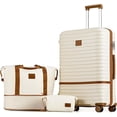 thumbnail image 1 of Joyway 28" Checked Luggage with Spinner Wheels，Hardside 3PCS Set with TSA Lock, 1 of 7
