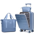 thumbnail image 1 of Joyway 3-Piece Front Opening Cover Carry-on Luggage Side Hooks TSA Lock Spinner Wheels YKK Zippers, 1 of 7