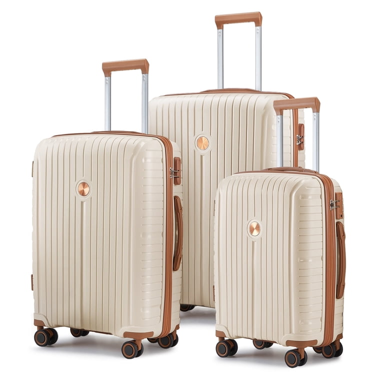 Joyway 3 Piece Luggage Sets Hardshell Lightweight Suitcase with Joyway 3 Piece Luggage Sets Hardshell Lightweight Suitcase with