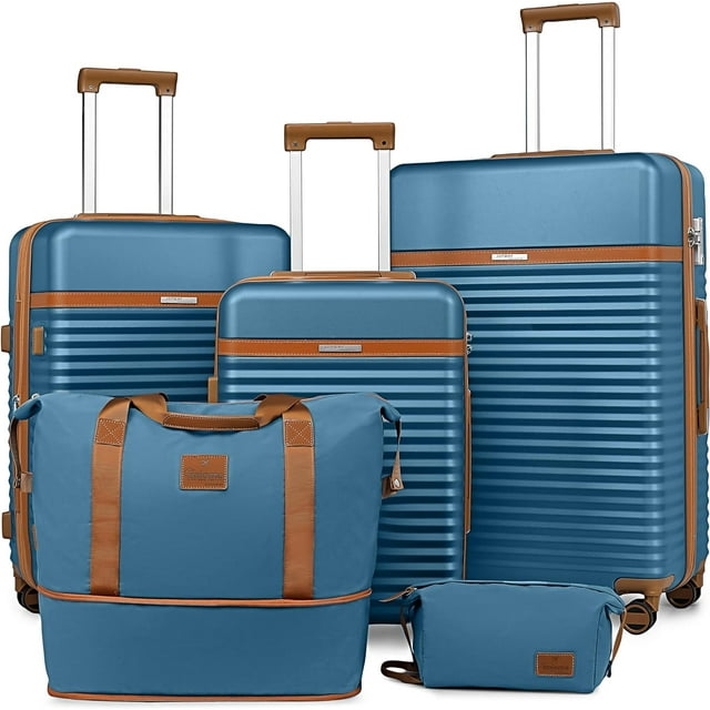 5-Piece Joyway Hardside Spinner Luggage Sets (various colors)