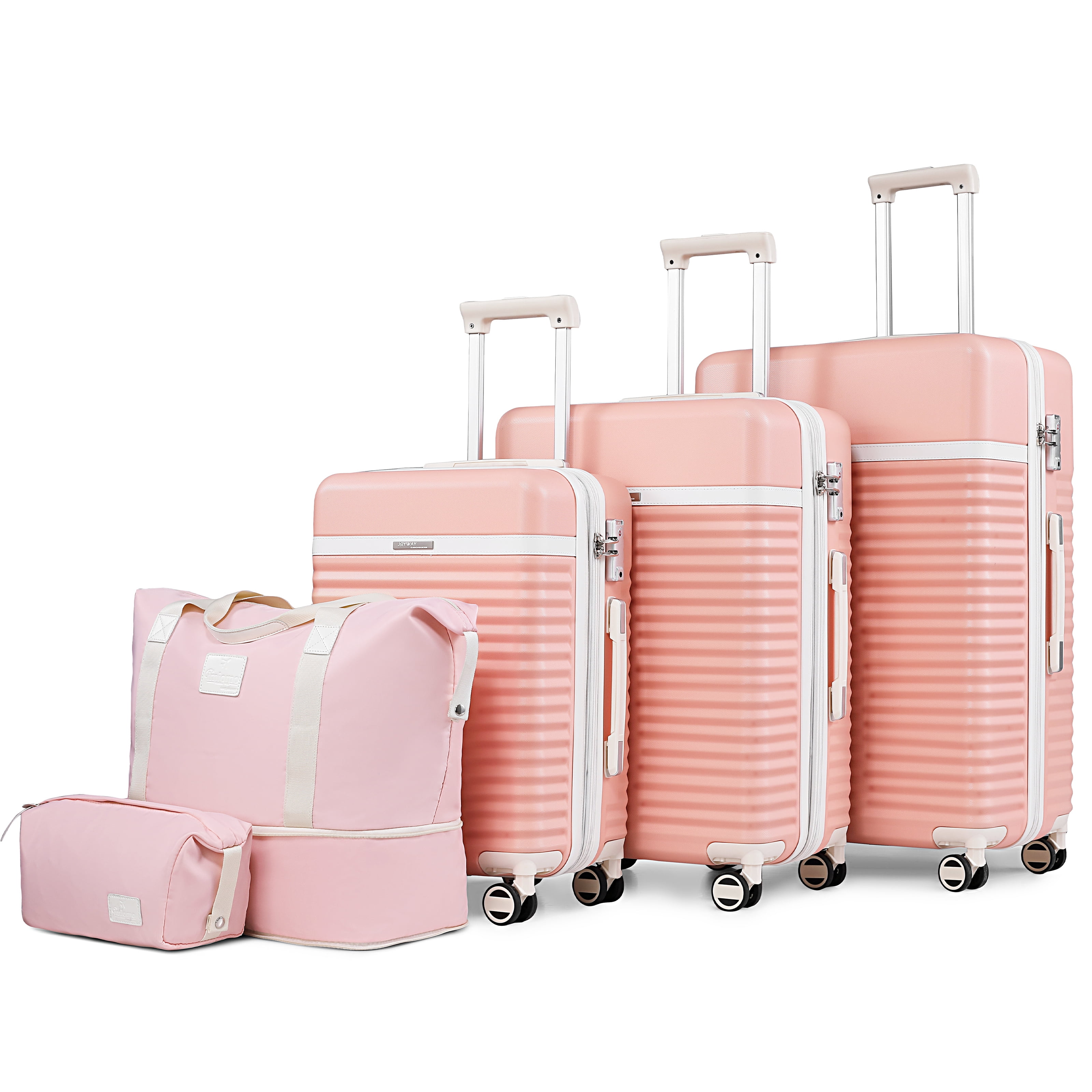 Joyway 5 Luggage Sets ABS Hardside Spinner Luggage Expandable joyway-5-luggage-sets-abs-hardside-spinner-luggage-expandable