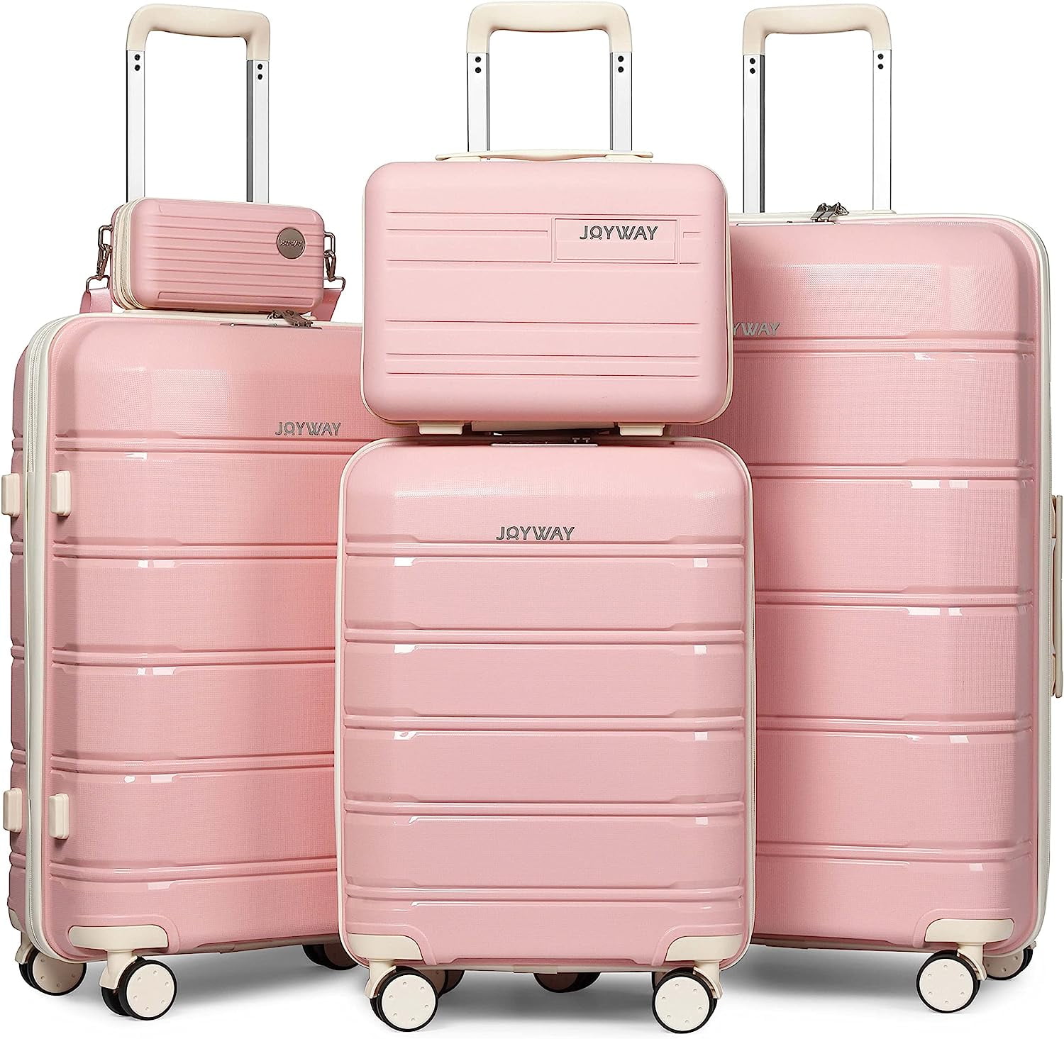 Joyway Luggage Set 3 Piece Suitcase Sets With Spinner Wheel,Hardside Expandable Travel Laggage With TSA Lock (20/24/28