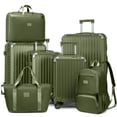 thumbnail image 1 of Joyway 7 Piece Luggage Set PC Hardside Lightweight Suitcase with TSA Lock Spinner Wheels (18/20/24/28), 1 of 1