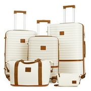 Joyway Hardside Luggage Set 5-Piece Set &TSA Lock （Expandable Suitcase20"24"）28-in Checked Luggage