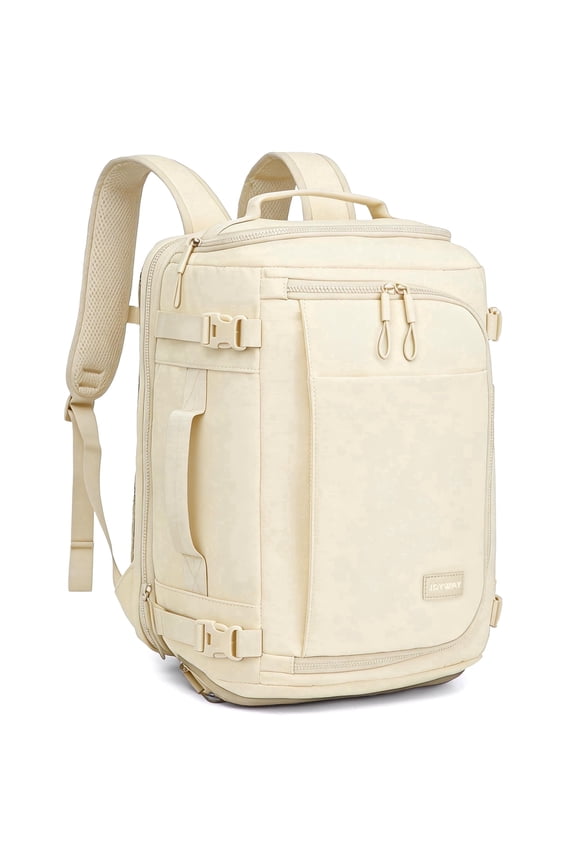 Travel Backpack for Women & Men Large Capacity Carry On Backpack with Shoe Compartment Waterproof Weekender Bag Laptop Backpack with Wide Opening Overnight Bag for Travel Work Gym