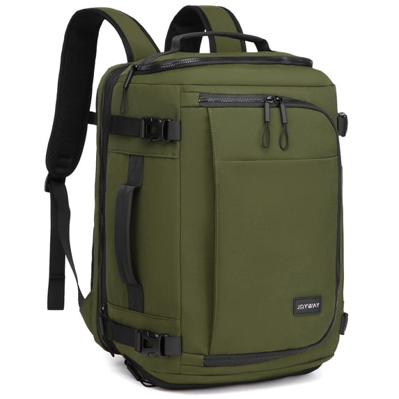 Joyway Travel Backpack for Women & Men Large Capacity Carry On Backpack with Shoe Compartment Waterproof Weekender Bag Laptop Backpack with Wide Opening Overnight Bag for Travel Work Gym