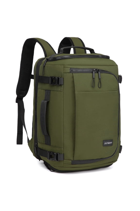 Travel Backpack for Women & Men Large Capacity Carry On Backpack with Shoe Compartment Waterproof Weekender Bag Laptop Backpack with Wide Opening Overnight Bag for Travel Work Gym