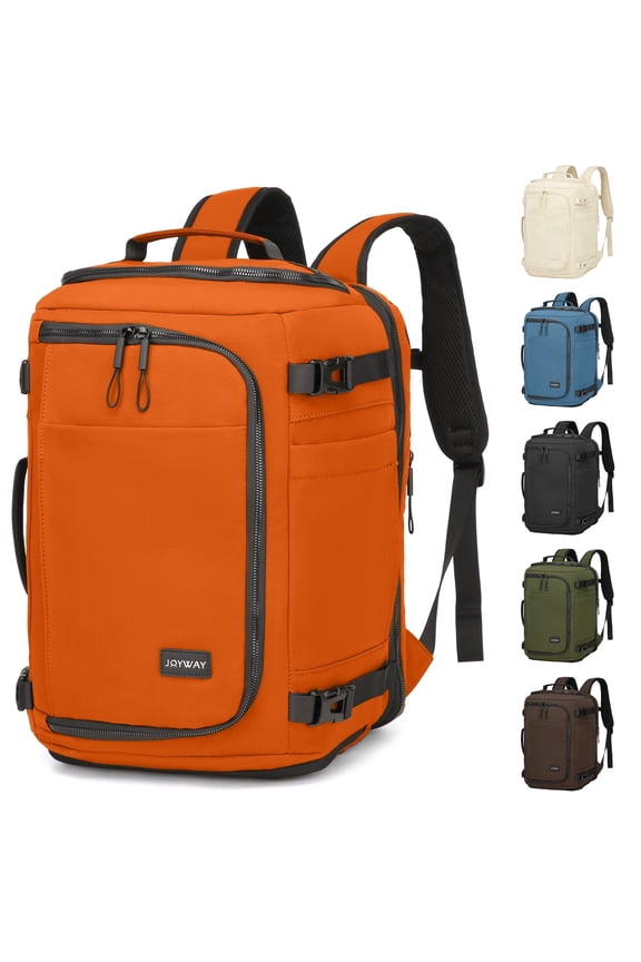 Travel Backpack for Women & Men Large Capacity Carry On Backpack with Shoe Compartment Waterproof Weekender Bag Laptop Backpack with Wide Opening Overnight Bag for Travel Work Gym
