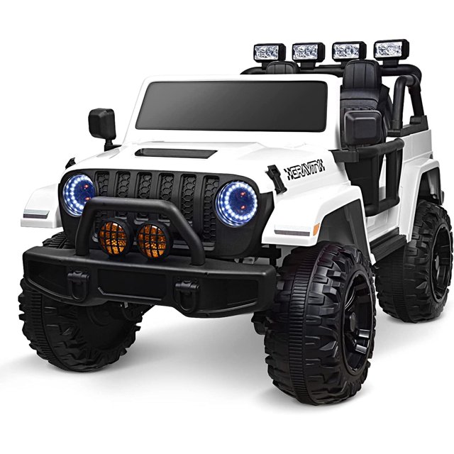 Joywhale 24V 2 Seater Kids Ride on Truck EasyDrag 4WD, with 4X75W