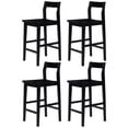 thumbnail image 1 of Joyyskill Wood Bar Stools Set of 4, Counter Height Barstools Armless Farmhouse Wooden Bar Dining Chairs with Solid Wood Legs, Black, 1 of 5