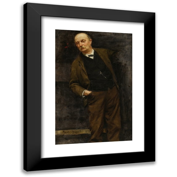 Jozef Brandt 11x14 Black Modern Framed Museum Art Print Titled - Portrait of Artur Potocki