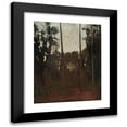 thumbnail image 1 of Jozef Chelmonski 12x14 Black Modern Framed Museum Art Print Titled - Wood Grouse, Sketch for “Hunting for Wood Grouses” (circa 1890), 1 of 5