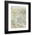 thumbnail image 1 of Jozef Israëls 17x24 Black Modern Framed Museum Art Print Titled - Mountain Landscape with Beek (1834 - 1911), 1 of 5