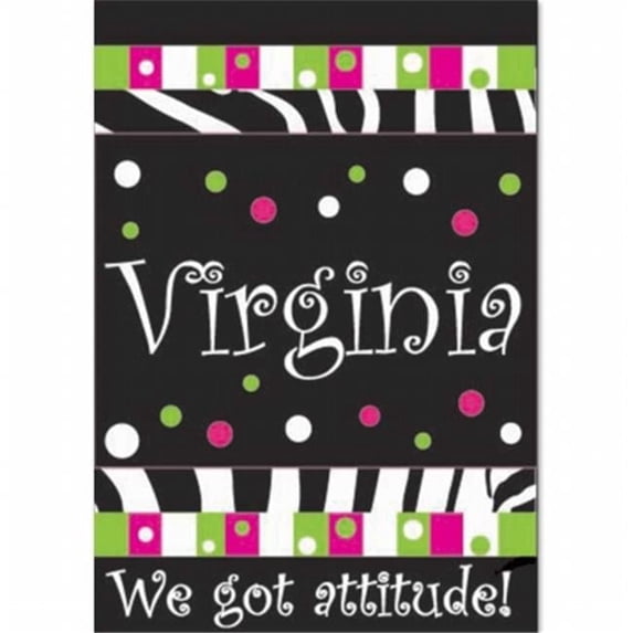 Jozie B 429 Virginia-We Got Attitude Flag, Large