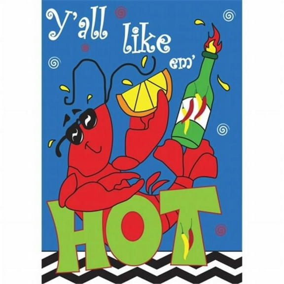 Jozie B 553 Y All Like Em Hot Flag, Large