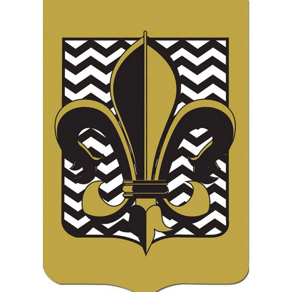 Jozie B 557 Fleur De Lis Flag with Back Chevron, Large