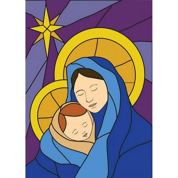 Jozie B 949 Madonna Flag, Large