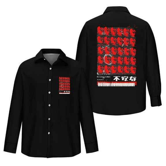 Jpegmafia I Lay Down My Life For You Long Sleeved Shirts Hip Hop V-neck Cool Shirt