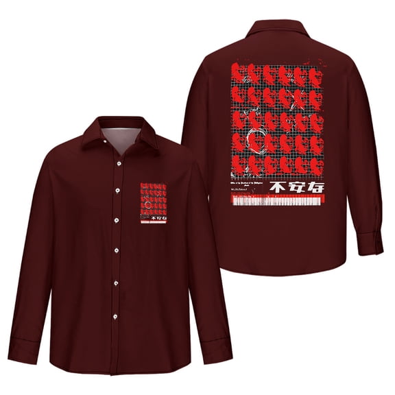 Jpegmafia I Lay Down My Life For You Long Sleeved Shirts Hip Hop V-neck Cool Shirt