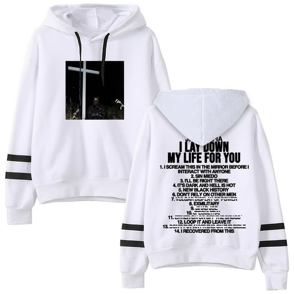 Jpegmafia I Lay Down My Life For You Merch Pullover Hoodies Women Men Fashion HipHop Streetwear