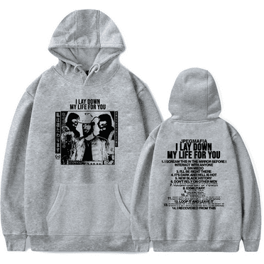 Jpegmafia Lay Down My Life Tour Hoodies Sweatshirts Unisex Fashion Casual HipHop Pullovers Streetwear