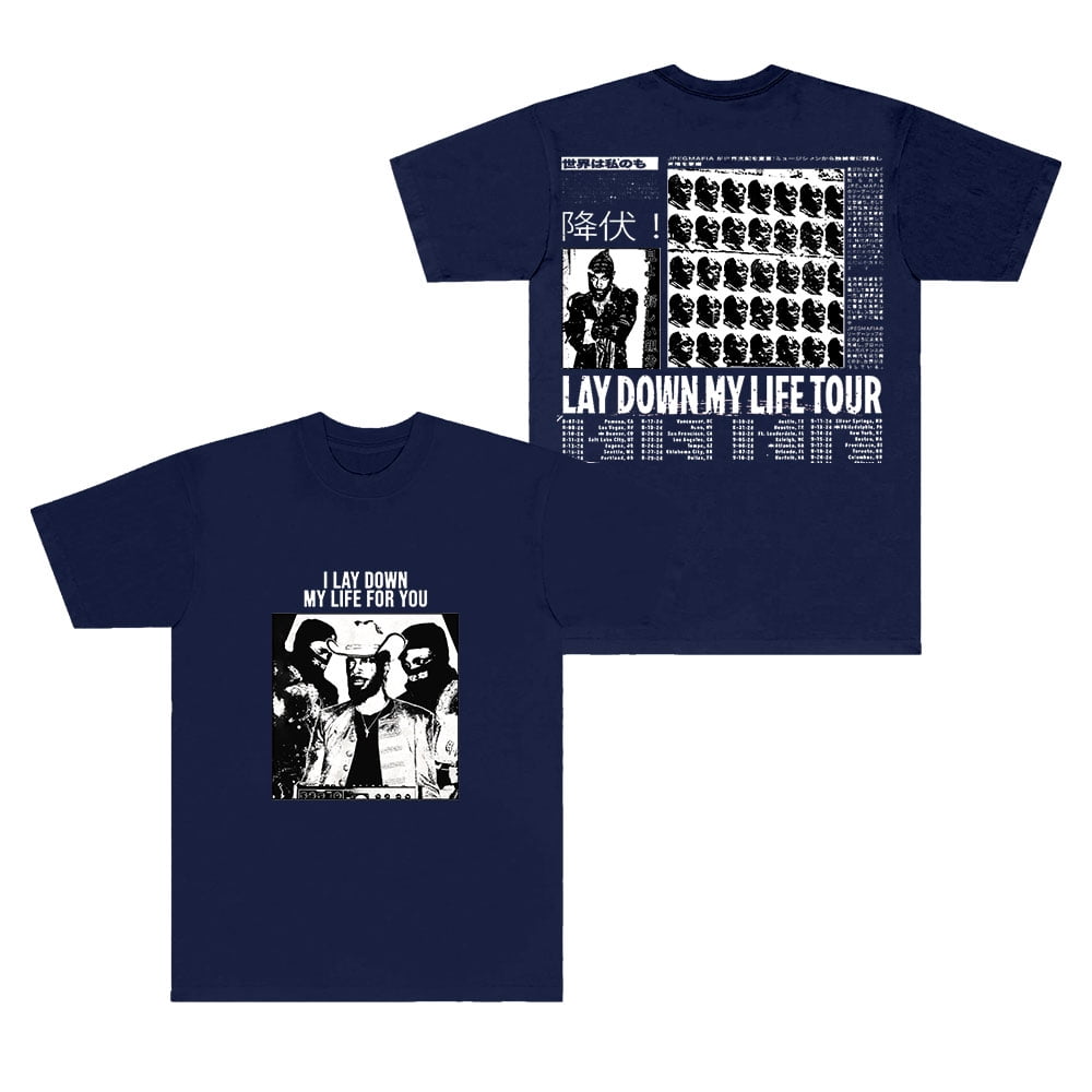 Jpegmafia Lay Down My Life Tour Merch T-Shirts Women Men