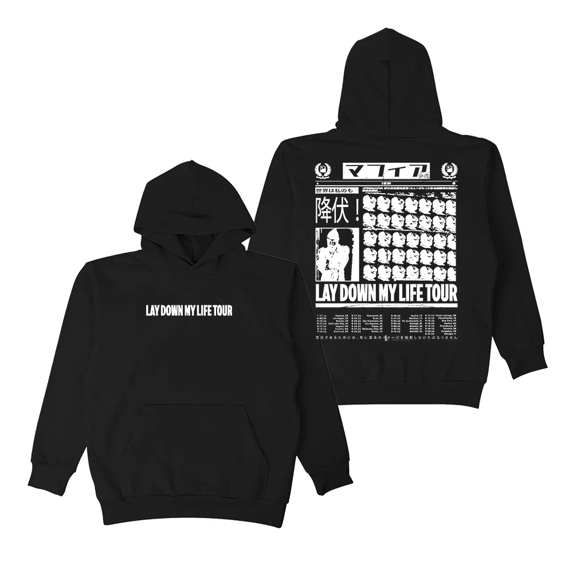 Jpegmafia Lay Down My Life Tour New Album Merch Hoodie Sweatshirt Long Sleeve Fans Men Women Pullover