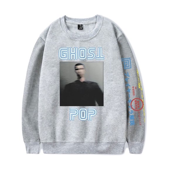 Jpegmafia Merch Ghost Pop NPC Long Sleeve Sweatshirt Hoodies Hip Hop Harajuku Men Women Crewneck Streetwear