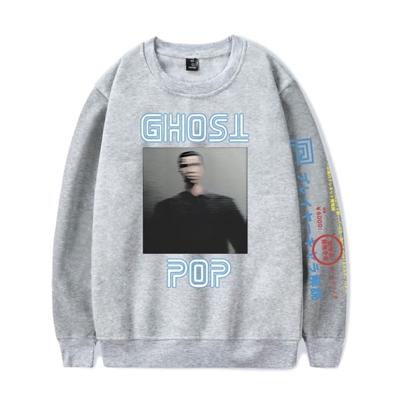 Jpegmafia Merch Ghost Pop NPC Long Sleeve Sweatshirt Hoodies Hip Hop Harajuku Men Women Crewneck Streetwear