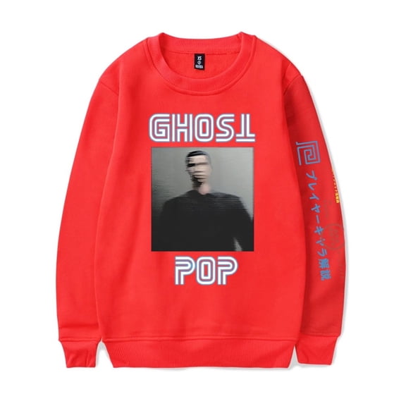 Jpegmafia Merch Ghost Pop NPC Long Sleeve Sweatshirt Hoodies Hip Hop Harajuku Men Women Crewneck Streetwear