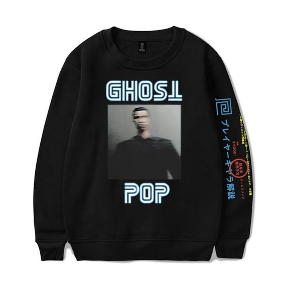 Jpegmafia Merch Ghost Pop NPC Long Sleeve Sweatshirt Hoodies Hip Hop Harajuku Men Women Crewneck Streetwear
