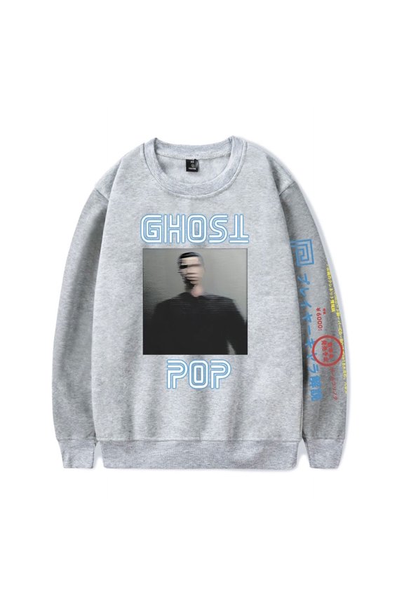 Jpegmafia Merch Ghost Pop NPC Long Sleeve Sweatshirt Hoodies Hip Hop Harajuku Men Women Crewneck Streetwears