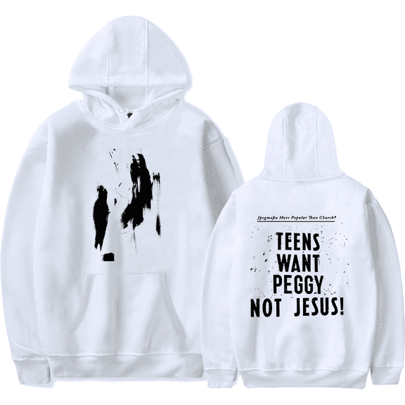 Jpegmafia Merch Hoodie Teens Want Peggy Not Jesus Album Hoodies Hip Hop Rapper For Fans Men Women Long Sleeve Streetwear Pullover
