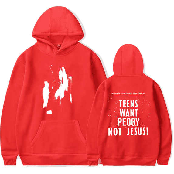 Jpegmafia Merch Hoodie Teens Want Peggy Not Jesus Album Hoodies Hip Hop Rapper For Fans Men Women Long Sleeve Streetwear Pullover