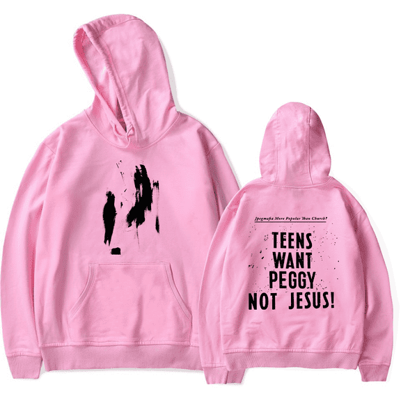 Jpegmafia Merch Hoodie Teens Want Peggy Not Jesus Album Hoodies Hip Hop Rapper For Fans Men Women Long Sleeve Streetwear Pullover