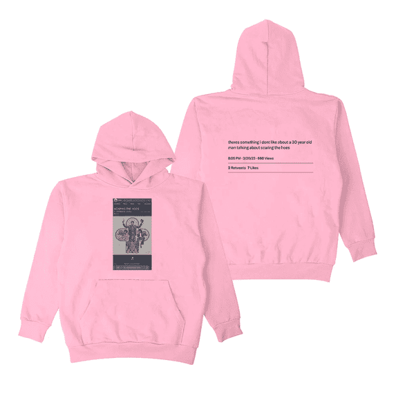 Jpegmafia Merch Hoodies Scaring The Hoes RYM Hoodie Hip Hop Harajuku For Men Women Streetwear Pullover Clothes