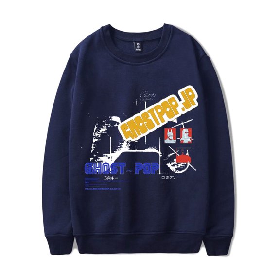Jpegmafia Merch Long Sleeve Crewneck Ghost Pop Collage Sweatshirt Merch Hip Hop Long Sleeve For Fans Men Women Streetwear